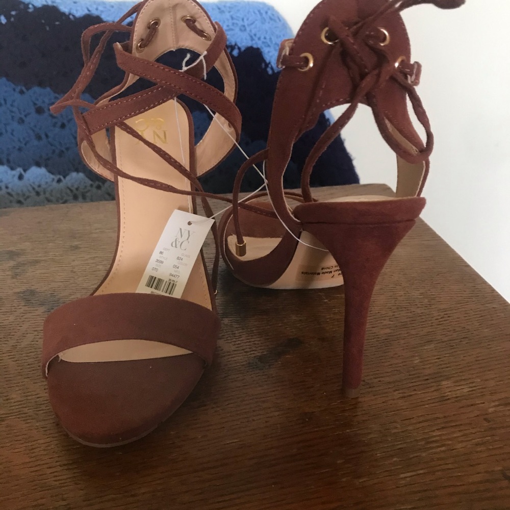 New York & Company Brown High Heels